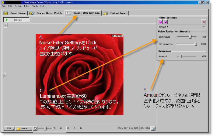 フリーの画像ノイズ除去ソフトなら Neat Image のデモ版 正規日本語版マニュアルも デジタル 備忘録